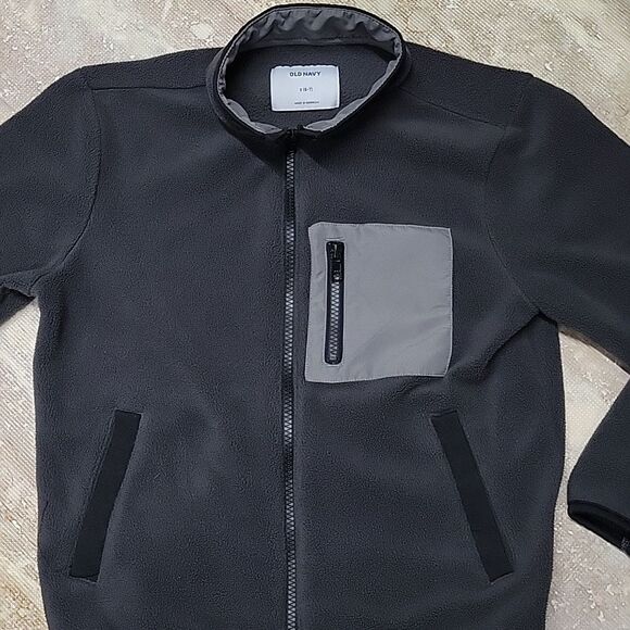 OLD NAVY YOUTH ZIP UP POLY SWEATSHIRT / JACKER SIZE SMALL 6-7 - Picture 2 of 6